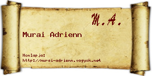 Murai Adrienn névjegykártya