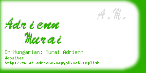 adrienn murai business card